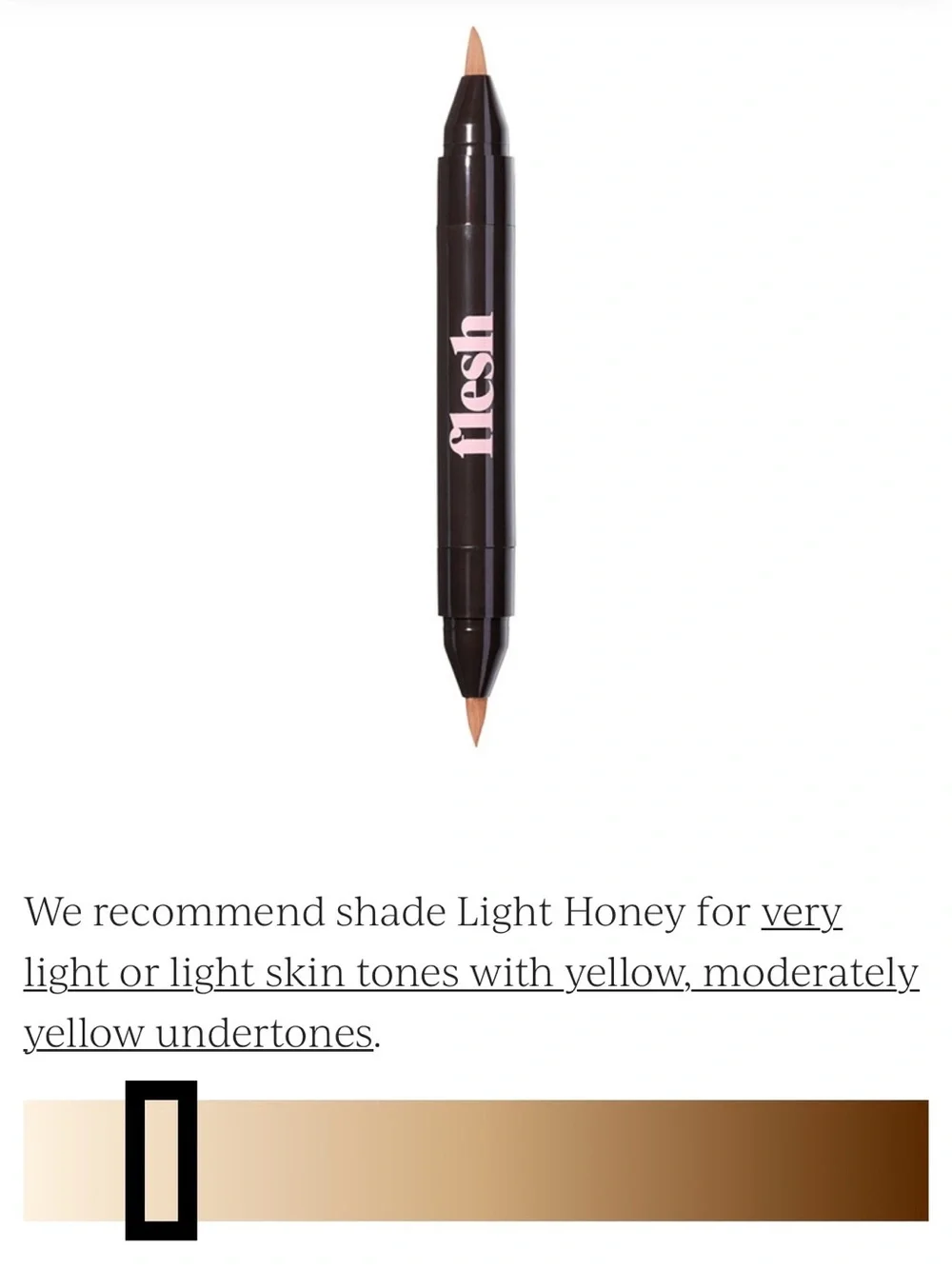 Flesh Hide The Evidence Double Concealer – 03 Light Honey